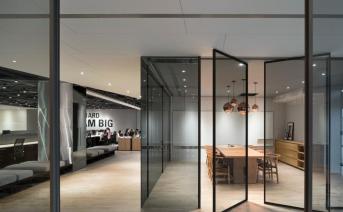 辦公室裝修設(shè)計，裝修效果圖：連結(jié)上生活溫度的Office Living
